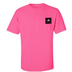 Unisex Ultra Cotton Safety Neon Crewneck Tee