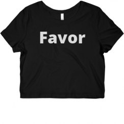 Ladies Slim Fit Crop Top Tee