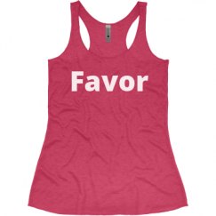 Ladies Slim Fit Super Soft Racerback Triblend Tank