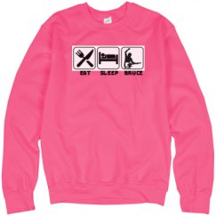 Unisex Neon Crewneck Sweatshirt