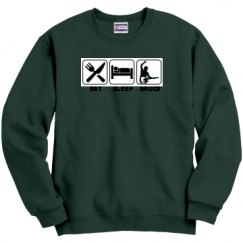 Unisex Film and Foil Crewneck Sweatshirt