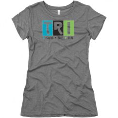 Ladies Slim Fit Super Soft Triblend Tee