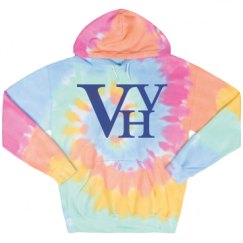 Unisex Tie-Dye Fleece Hoodie