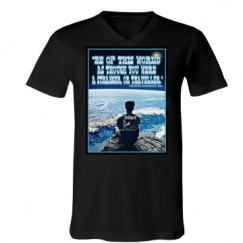 Unisex V-Neck Jersey Tee