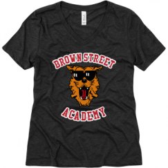 Ladies Relaxed Fit Super Soft Triblend V-Neck Tee