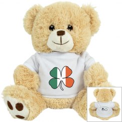 Irish Flag Shamrock Bear