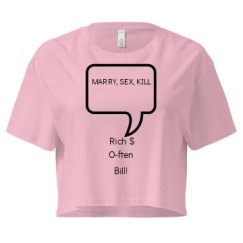 Ladies Festival Cali Crop Top Tee