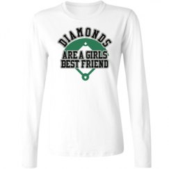 Ladies Relaxed Fit Basic Long Sleeve Tee