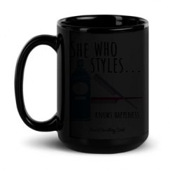 15oz Black Glossy Mug