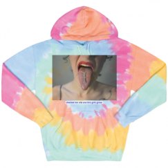 Unisex Tie-Dye Fleece Hoodie