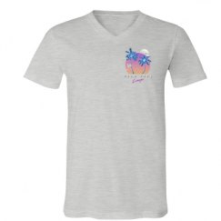 Unisex V-Neck Jersey Tee