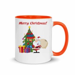 11oz Ceramic Mug with Color Inside