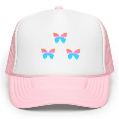 Pretty Butterfly Peak Cap