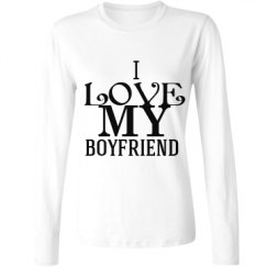 Ladies Relaxed Fit Basic Long Sleeve Tee