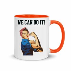 11oz Ceramic Mug with Color Inside