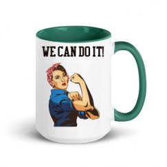 15oz Ceramic Mug with Color Inside