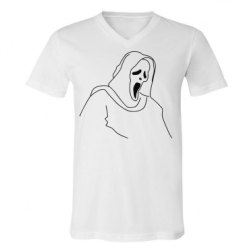 Unisex V-Neck Jersey Tee