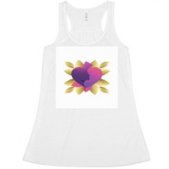Ladies Flowy Racerback Tank