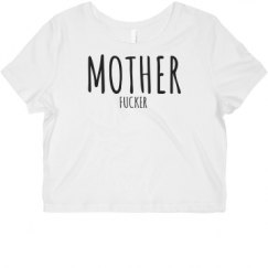 Ladies Slim Fit Crop Top Tee