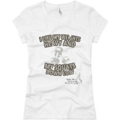Ladies Slim Fit Basic Promo Jersey Tee