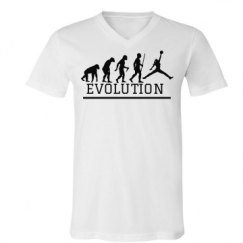 Unisex V-Neck Jersey Tee