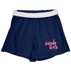 Slim Fit Cheer Shorts