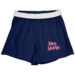 Slim Fit Cheer Shorts