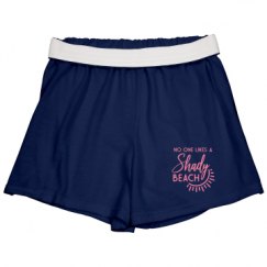 Slim Fit Cheer Shorts