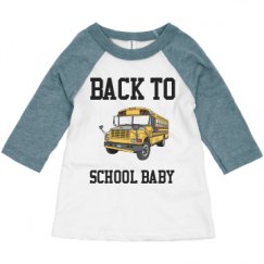 Toddler 3/4 Sleeve Raglan Tee