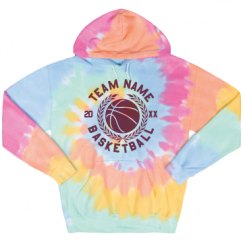 Unisex Tie-Dye Fleece Hoodie
