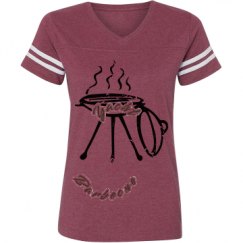 Ladies Relaxed Fit Vintage Sports Tee