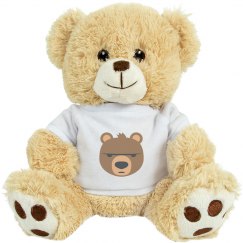 Bear Face Medium Plush Teddy Bear 
