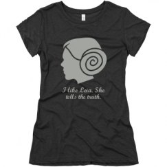 Ladies Slim Fit Super Soft Triblend Tee