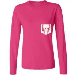 Ladies Relaxed Fit Basic Long Sleeve Tee
