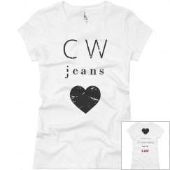 CW❤️jeans blue top