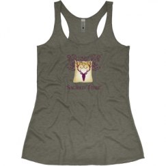 Ladies Slim Fit Super Soft Racerback Triblend Tank