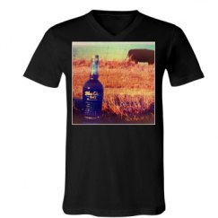 Unisex V-Neck Jersey Tee