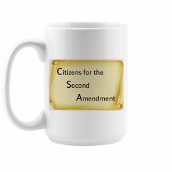 Citizens for the Second Amendment Coffee Cup