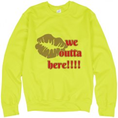 Unisex Neon Crewneck Sweatshirt