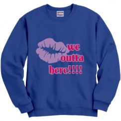 Unisex Film and Foil Crewneck Sweatshirt