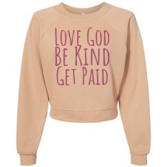 Women's Raglan Pullover Fleece