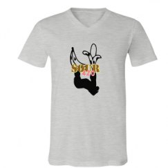 Unisex V-Neck Jersey Tee