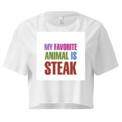 Ladies Festival Cali Crop Top Tee