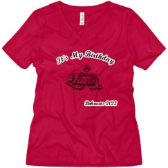 Ladies Relaxed Fit V-Neck Tee