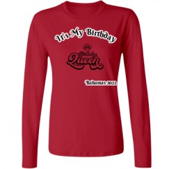 Ladies Relaxed Fit Basic Long Sleeve Tee