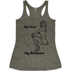 Ladies Slim Fit Super Soft Racerback Triblend Tank