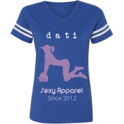 Ladies Relaxed Fit Vintage Sports Tee