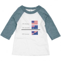Toddler 3/4 Sleeve Raglan Tee