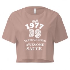 Ladies Festival Cali Crop Top Tee