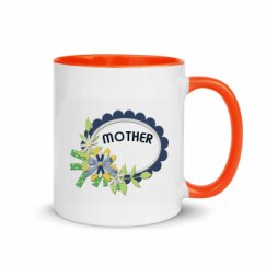 11oz Ceramic Mug with Color Inside